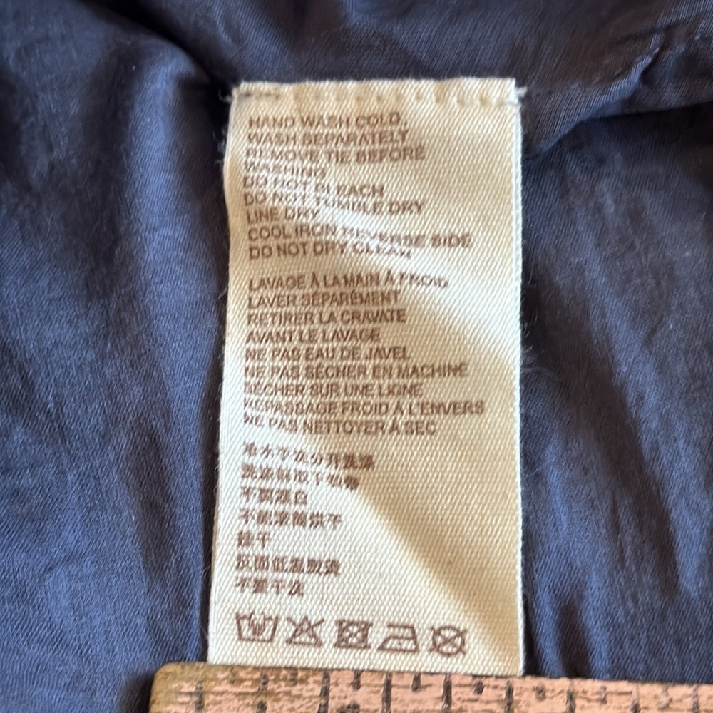 Let Me Be denim Asymmetrical Dress, women’s size XL NWT - Picture 8 of 16
